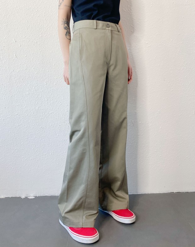 Beige Straight Cut Slack #250228